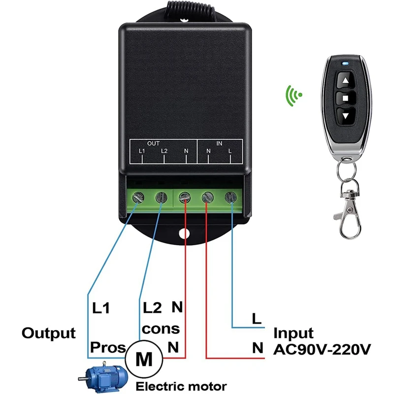 Relais Radiofrequentieschakelaar Vervanging AC100-240V 10a Voor Thuisinstrumenten, Waterpomp, Verlichting