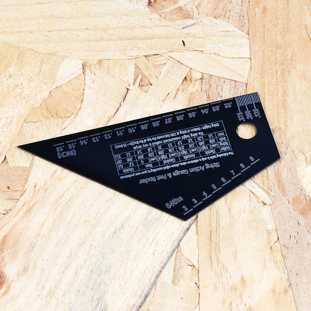 

Guitar Luthier Measuring Tool Measure The Triangle Ruler Fret Leveling Gauge Man