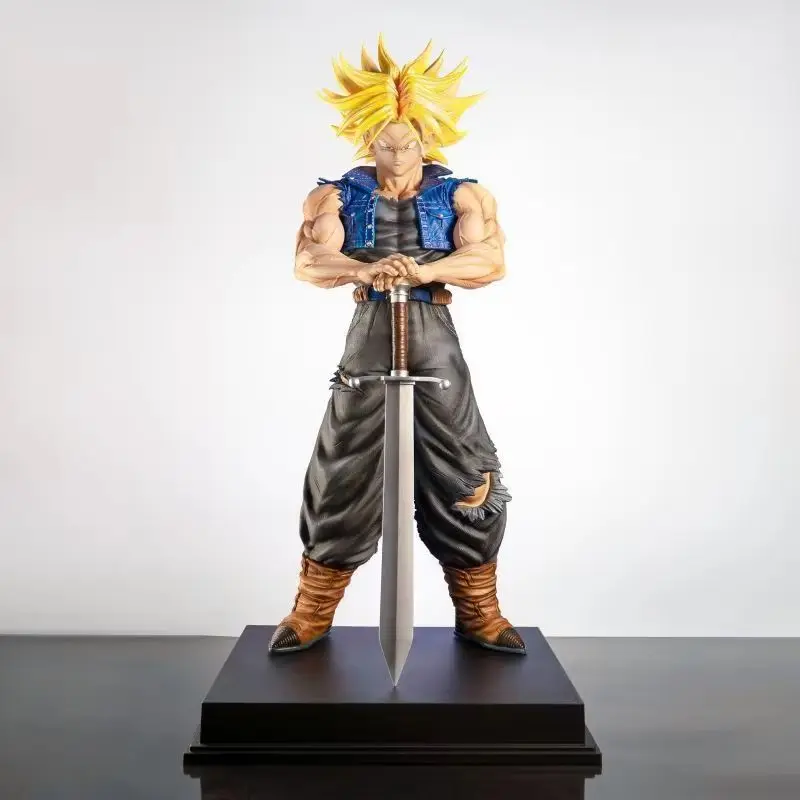 New Anime Jt Staue 53cm Anime Dragon Ball Z Figure Trunks Action Doll Figures Pvc Statue Collection Model Toys For Surprise Gift view 2