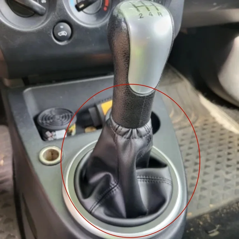 Car Gear Shift Boot Cover Gaiter for Ford FIESTA FUSION MK6 2002 2003 2004 2005 2006 2007 2008 2009 2010 2011 2012 2013 -2022