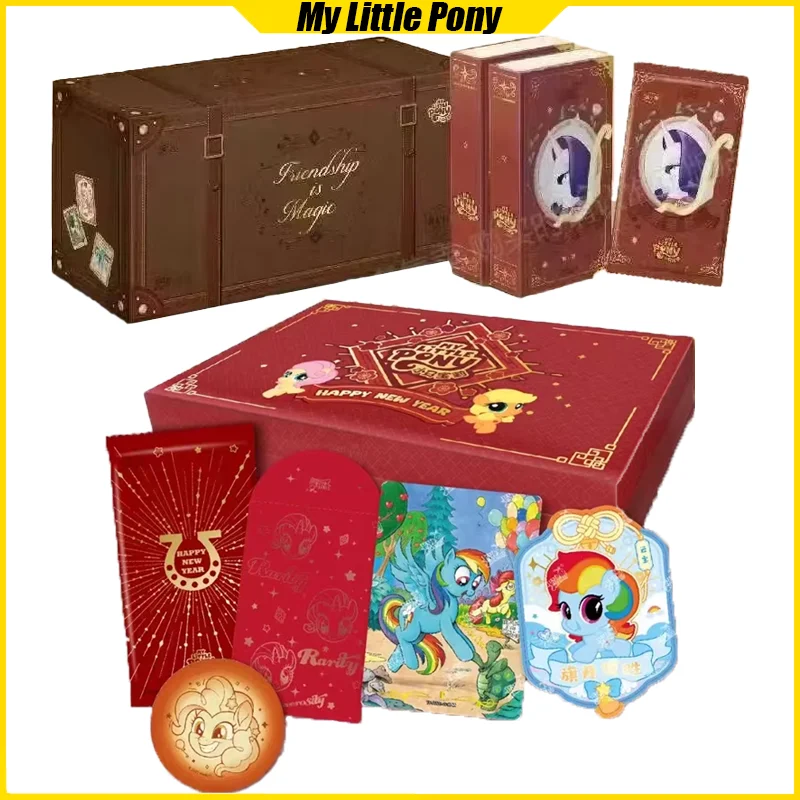 KAYOU 1-20 My Little Pony Cards Starry Bag Anime Collection Cards Mistery Box Board Games Toys Birthday Gifts for Boys and Girls