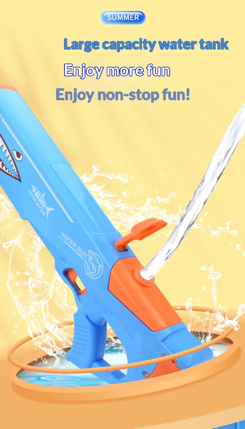 Electric Water Gun Automatic Water Blaster Large Capacity Toy_voghion.com