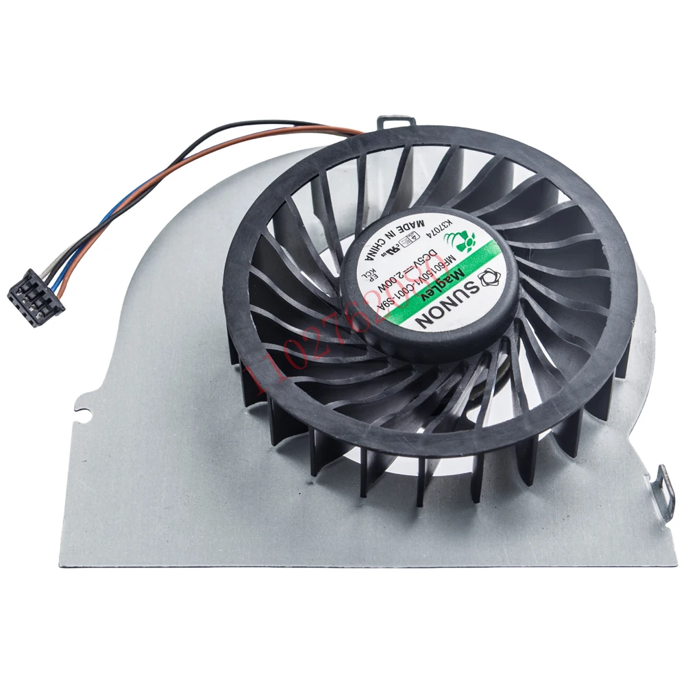 Substituição do ventilador cpu para hp 8560w 8560p 8570w 6570b mf60150v1-c001-s9a, novo