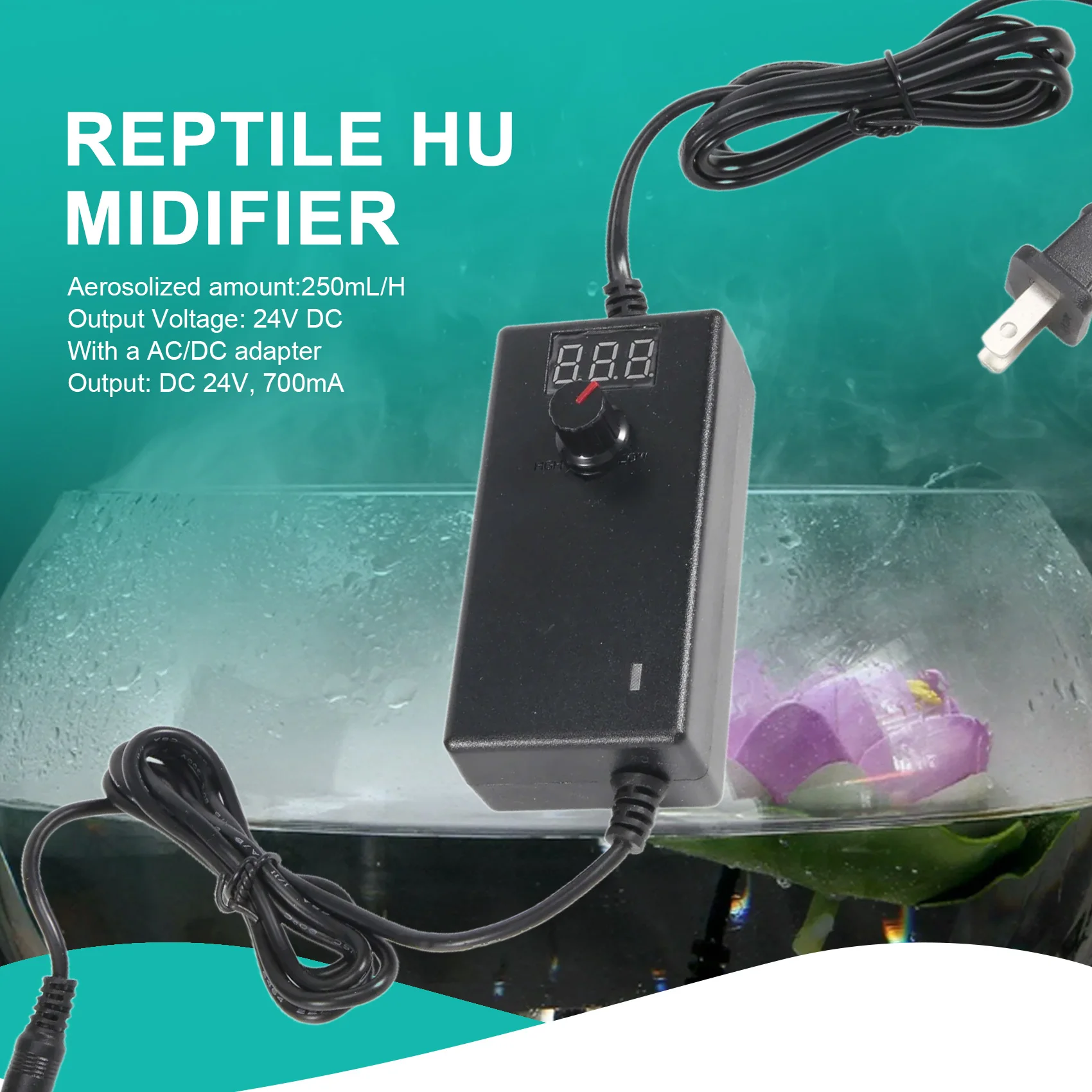 A01m fabricante de névoa fogger fonte água lagoa máquina nevoeiro atomizador umidificador ar haloween máquina fumaça preto eua plug