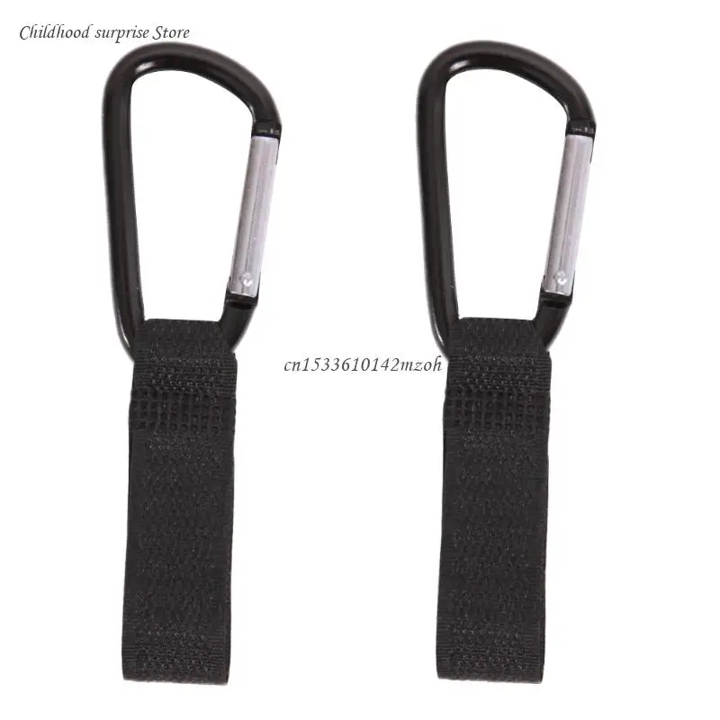 

Baby Stroller Hook Clip for Hanging Diaper Bags Jogging Walking Strong & Sturdy Stroller Hook Dropship