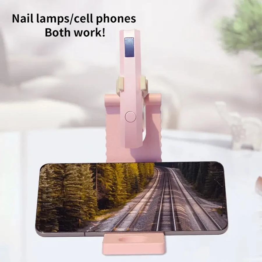 เครื่องอบเล็บมือถือขนาดเล็กพร้อมจอแสดงผล LED, เครื่องอบเล็บแบบพกพาพร้อมที่วางโทรศัพท์, ผลิตภัณฑ์และอุปกรณ์ทำเล็บ