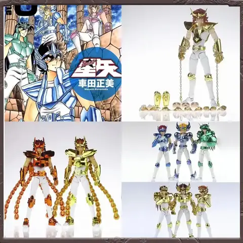 Saint Seiya Myth Cloth Pegasus Shiryu Dragon Hyoga Cygnus Bronze Zodiac Knights Action Figure MMD Model Comic Version In