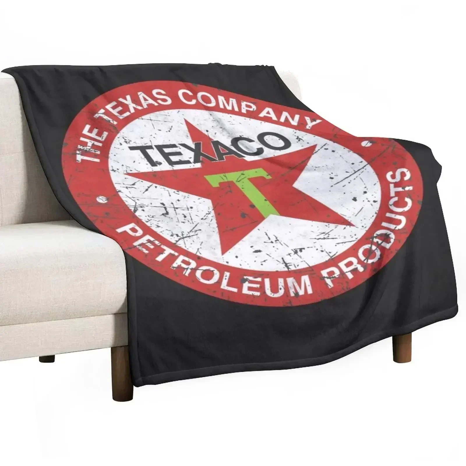 New Texaco Oil Company Vintage Classic Throw Blanket Plush Tourist Thermals For Travel Blankets