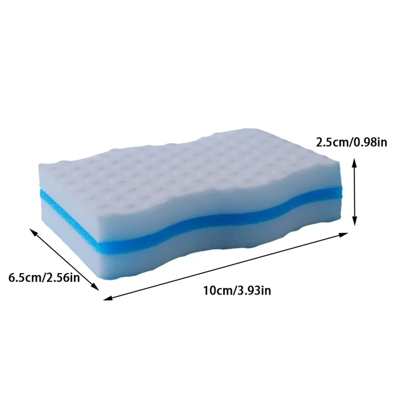 10Pcs Magic Sponge Eraser Cleaning Tool High Density Emery Sponge For Kitchen Office Bathroom Melamine Nano Cleaner