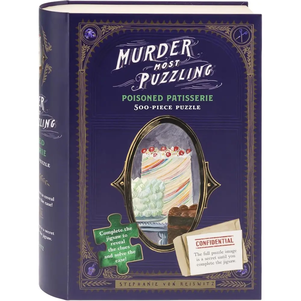 

Murder Most Puzzling Poisoned Patisserie 500-Piece Puzzle