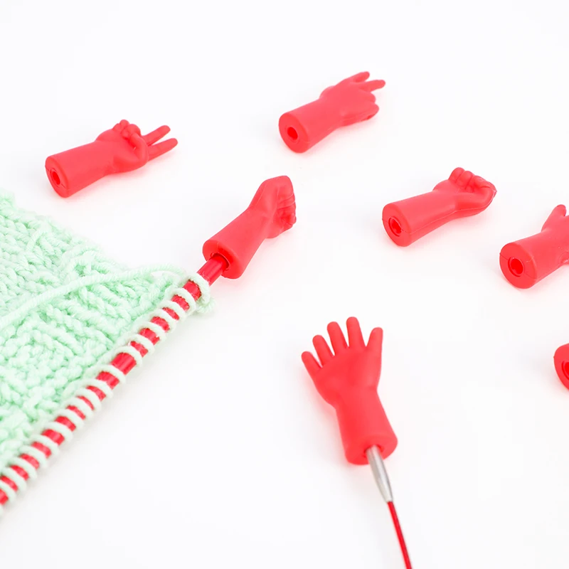 6/8/10pcs Knitting Needle Stoppers Knitting Needle Point Protectors Covers Crochet Knitting Craft Needle Caps Sewing Accessorie