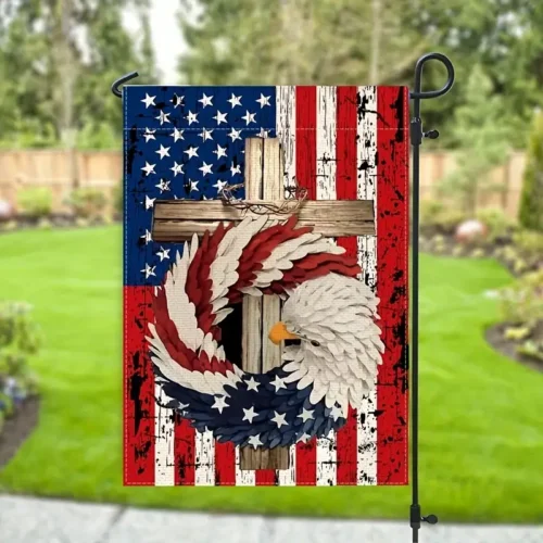 1pc, Independence Day Linen Double-Sided Garden Flag (12''x18''/30cm*45cm), AAL HHM WZZ yyi
