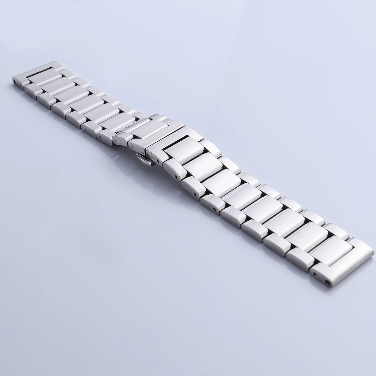

18mm Stainless Steel Watch Strap Solid Metal Vacuum Electroplated Band Durable Comfortable Replacement 18mm Watch Strap