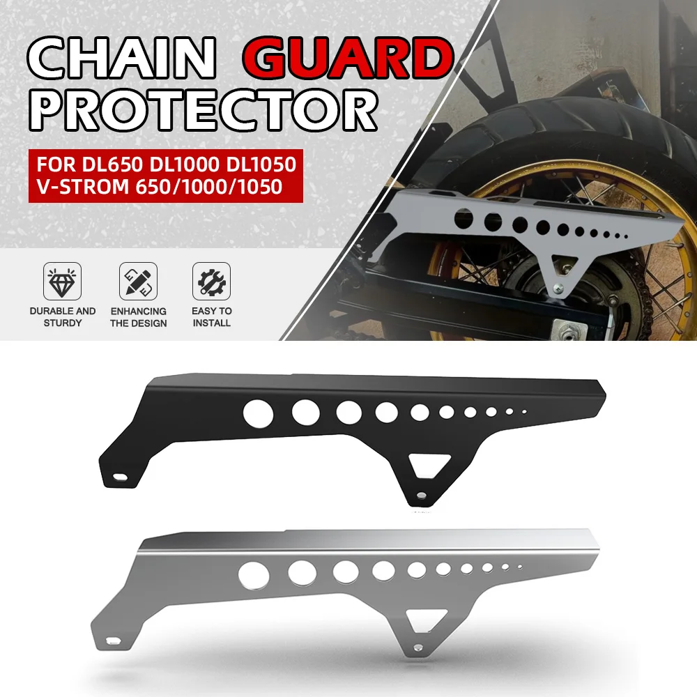 For Suzuki DL650 /V-Strom 650 2004-2022-2023-2024 Chain Guard Sprocket Cover Protector For DL1000 V-Strom 1000 DL1050 SV1000S