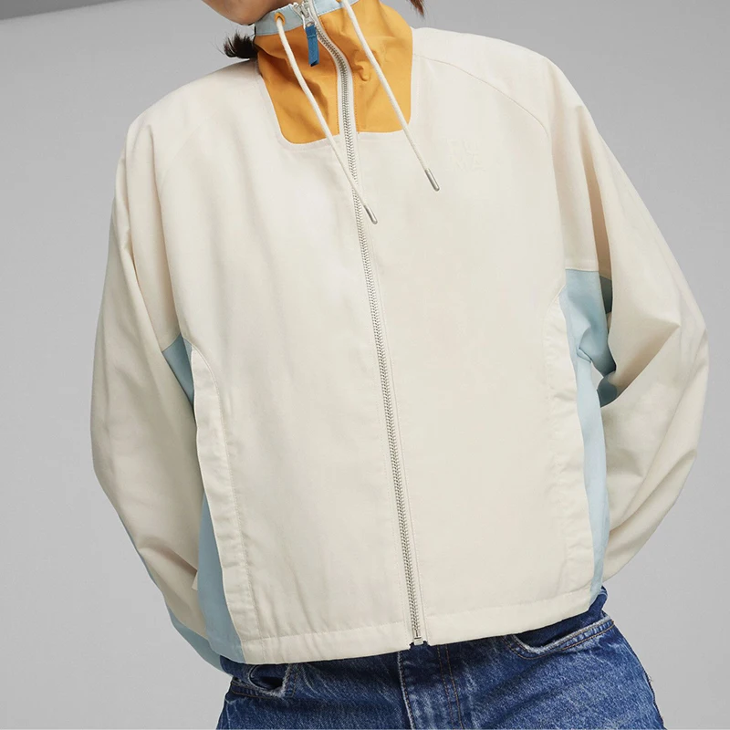 Puma Genuine 2024 New Women's Sportswear Stand Collar Zipper Jacket 626047-87