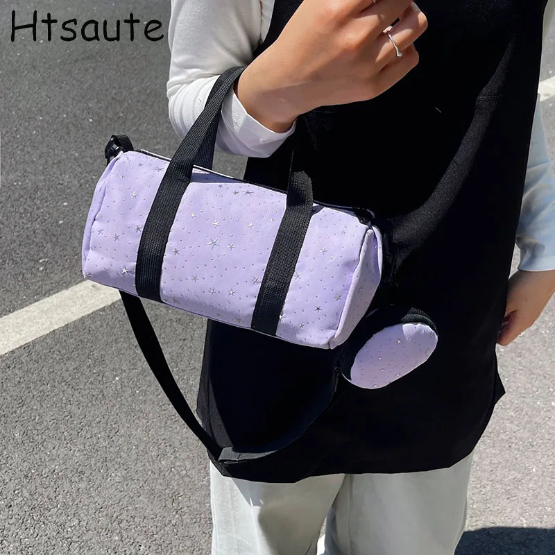 Retro Women Tote Bag High Quality Nylon Shoulder/Crossbody Bags with Multiple Pockets, Chic, Ideal for Daily Use Travel Bags