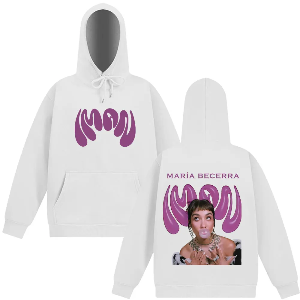 المغني ماريا بيسيرا 2025 الجرافيك هوديي الرجال النساء الجمالية العصرية بلوزات الشتاء الصوف عادية سترة أنيقة على الموضة مروحة الهدايا #2