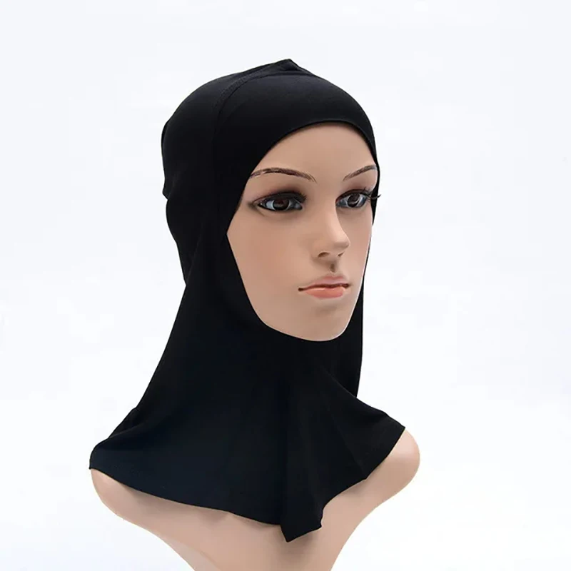 2024 New Muslim Women Head Scarf Underscarf Stretch Hijab turban Headwrap Underscarf Cap Shawl Islam Scarf Inner Headband Bonnet