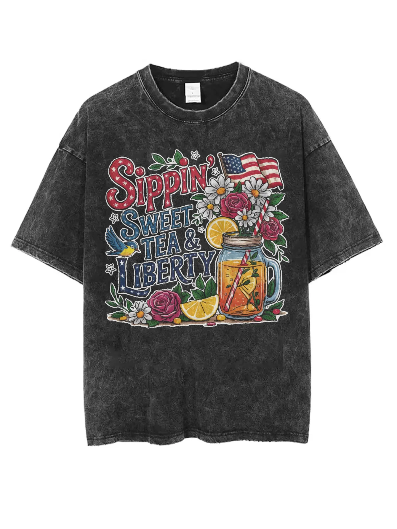 تي شيرت أسود مغسول مطبوع عليه الهالوين برقبة دائرية، مريح وفضفاض، أزياء شتوية غير رسمية للنساء والرجال، طراز الأكثر مبيعًا #2