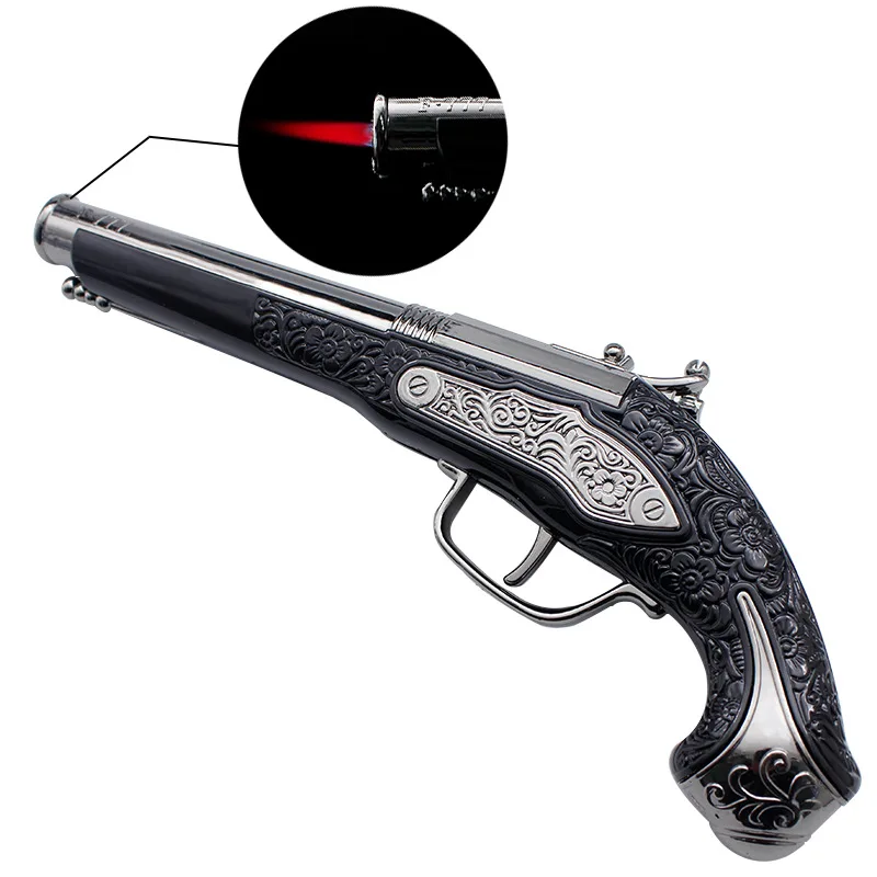 

Windproof Left Wheel Lighter Personalized Torch for Smokers Magical Lighter Torch Lighter Refillable Smoking Accessories