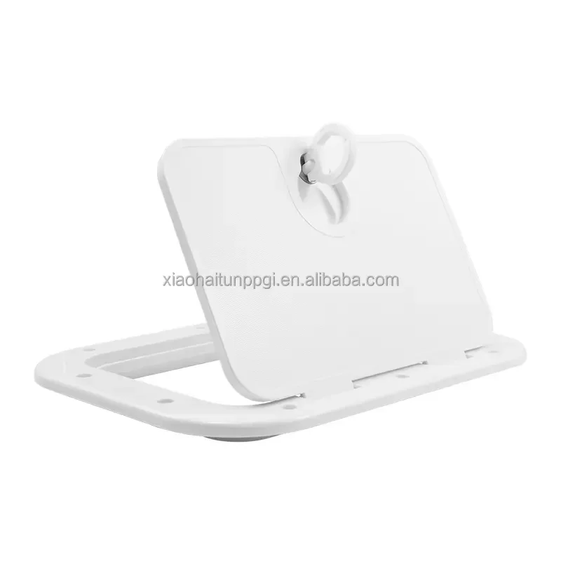 Square Round ABS Plastic Boat Deck Hatch Marine Hardware Inspection Cover Yacht Ship Access Panel Waterproof Marine Fitting
