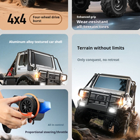 MN-333 Remote Control Car Simulation model Rc truck RV with LED Lights for Boys Kids Rechargeable Battery 4WD Toy Gift