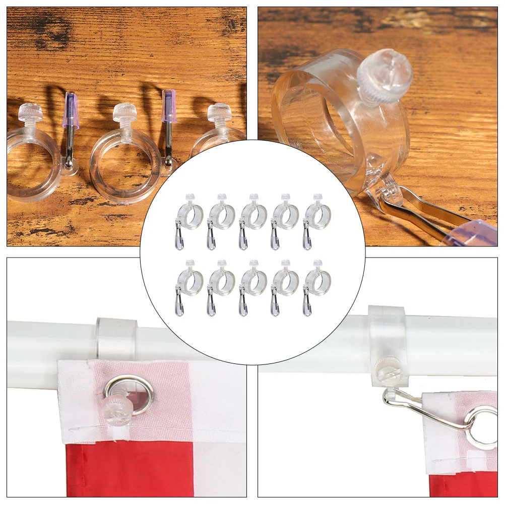

8 Pcs Flag Installation Ring Lightweight Durable Strong Simple Mounting Disassembly Cost Effective Practical Flags Fixing