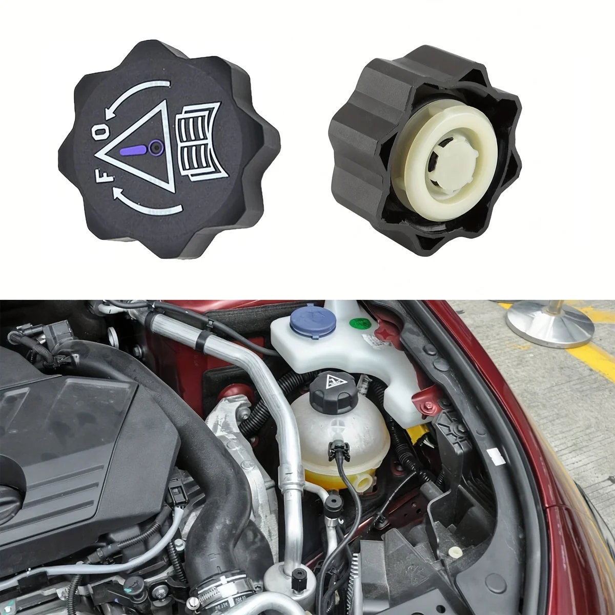 1PC Coolant Radiator Expansion Tank Cap for Peugeot for TOYOTA Citroen 1306E4