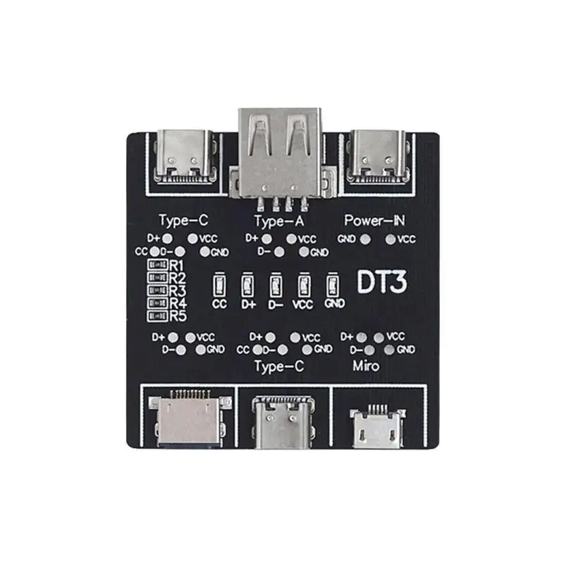 652F USB C Cable Tester Data Cable Test PCBBoard Phone Data Cable on-Offs Detection