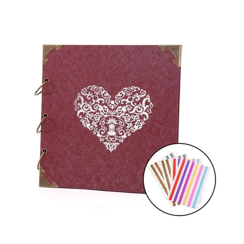 Scrapbook Album 50Pages Krafts Paper,Photo Album Scrapbook,Memory Book for Your Scrapbooking Album Art & Craft Projects D2RD