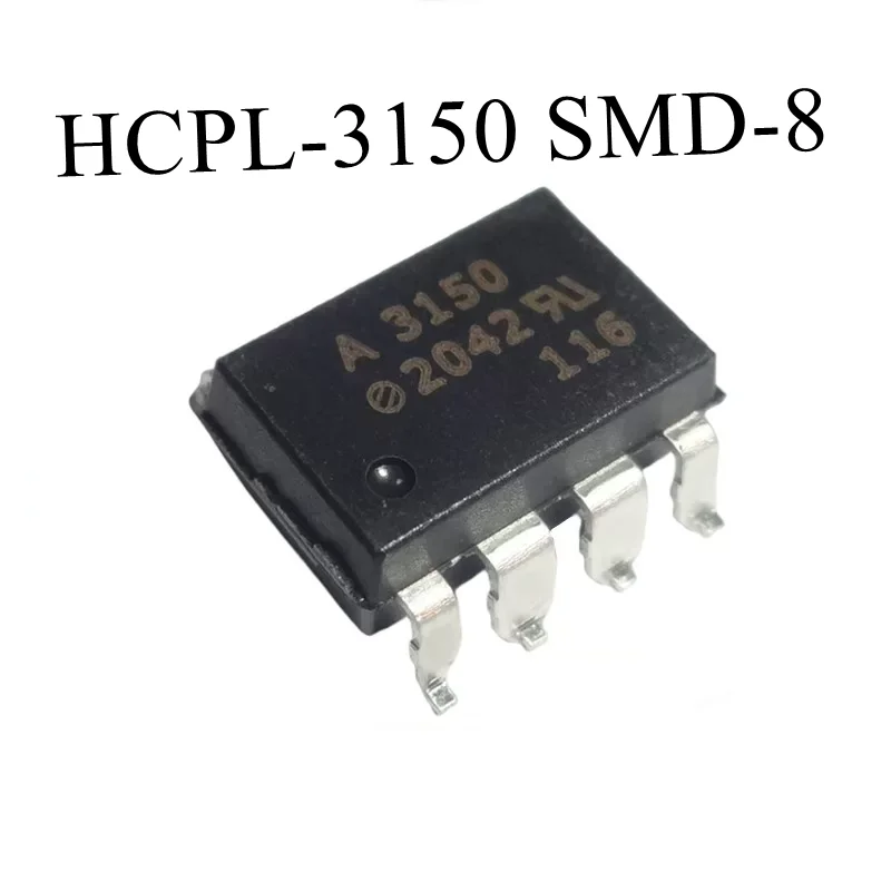 (10pcs/Bag) A3150 HCPL-3150-500E HCPL-3150-000E SOP-8/DIP-8 IGBT Gate Drive Optocoupler Chip
