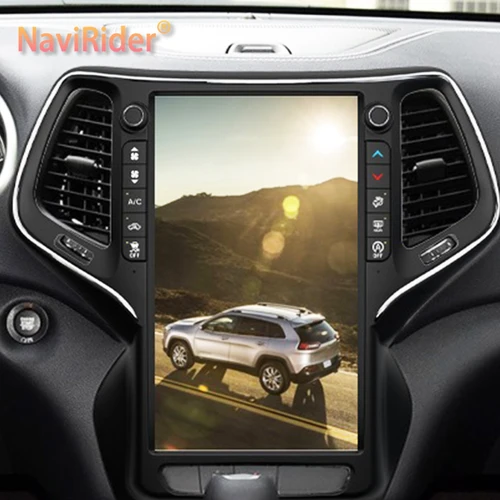 Android Drahtlose Carplay AutoRadio Für Jeep Grand Cherokee WK2 2014-2017 Auto Stereo Bluetooth GPS Multimedia Player Navigation