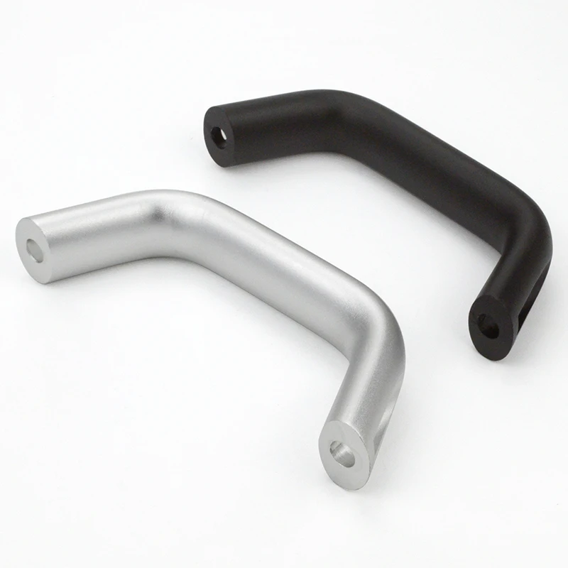 Aluminum profile aluminum alloy external 8-type automatic equipment door handle bridge-type countersunk oval handle
