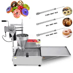 Commercial Automatic Turkish Donut Lokma Mini Donut Balls Maker Making Maker Loukoumades Donut Balls Fryer with 3 Sets Of Molds