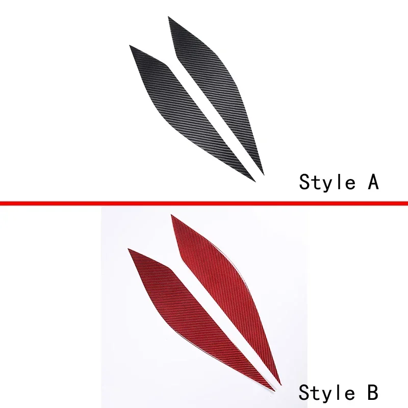 For Chevrolet Corvette C7 2014-2019 Soft Carbon Fiber Car Styling Headlight Decorative Sticker Car Modification Accessories