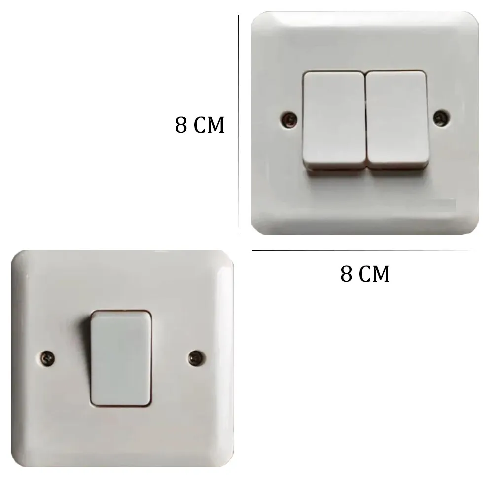 1pc IB indoor Light Switch double Pole Button for Outlet And Switch On / Off Push Button Wall Switch