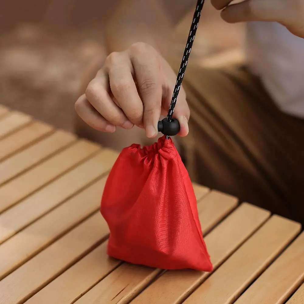 Camping Storage Bag Drawstring Sundry Pouch Sack Portable Bundle Pocket Travel EDC Tool Outdoor Camp Picnic Supplies