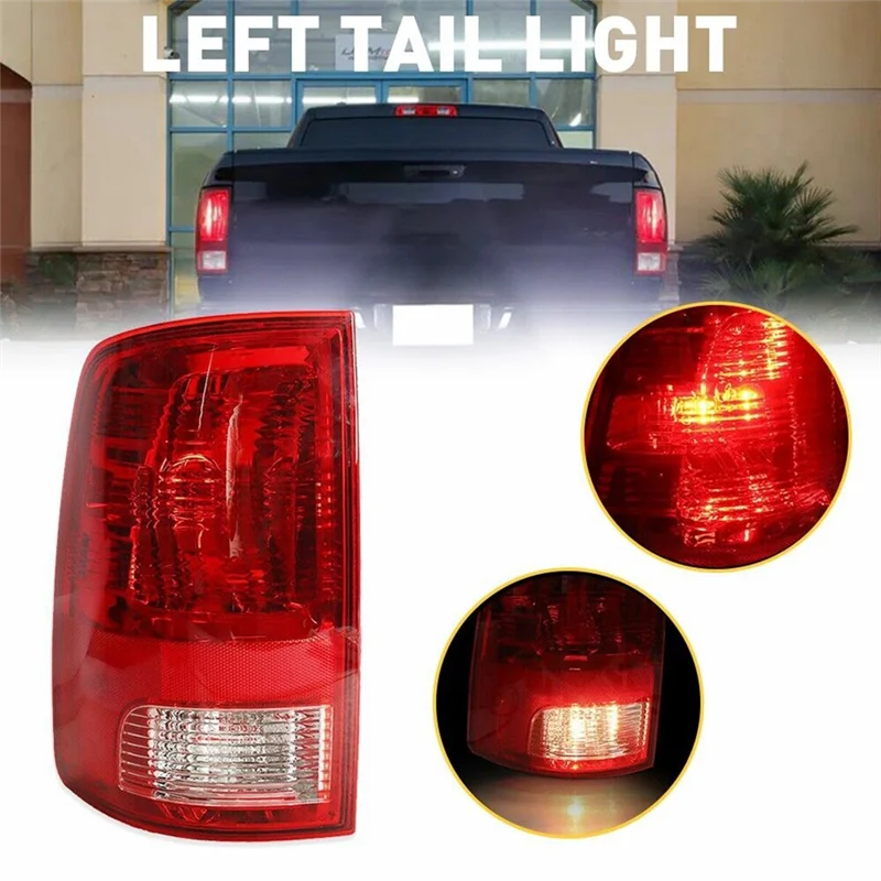 

1 Pair Car Halogen Tail Lamp Assembly LH+RH for DODGE RAM Rear Brake Light 55277415AB/C/D/F