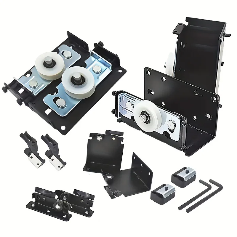 

Hanging Type Heavy Duty External Hanging Door Pulley Cabinet Sliding Door Wheel 2-door Wardrobe External Hanging Wheel Wheel