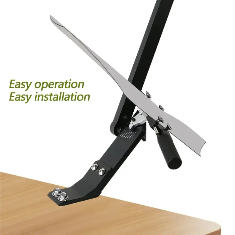 A60F-Lawn Mower Blade Sharpener 15°-45° Adjustable Straight Type Mower Blade Sharpener Lawn Mower Tools