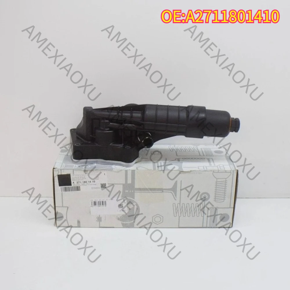 

High quality New For A2711801410 Oil Filter Housing Radiator For Mercedes Benz M271 Engine W204 W212 C E Class 2711801410