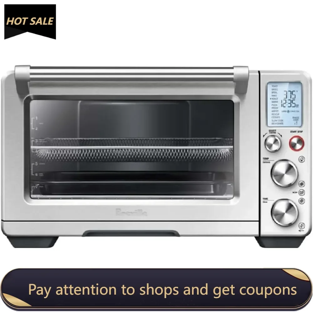 

Smart Oven® Air Fryer Pro, Convection Countertop Oven, Air Fryer Toaster Oven Combo, Brushed Stainless Steel