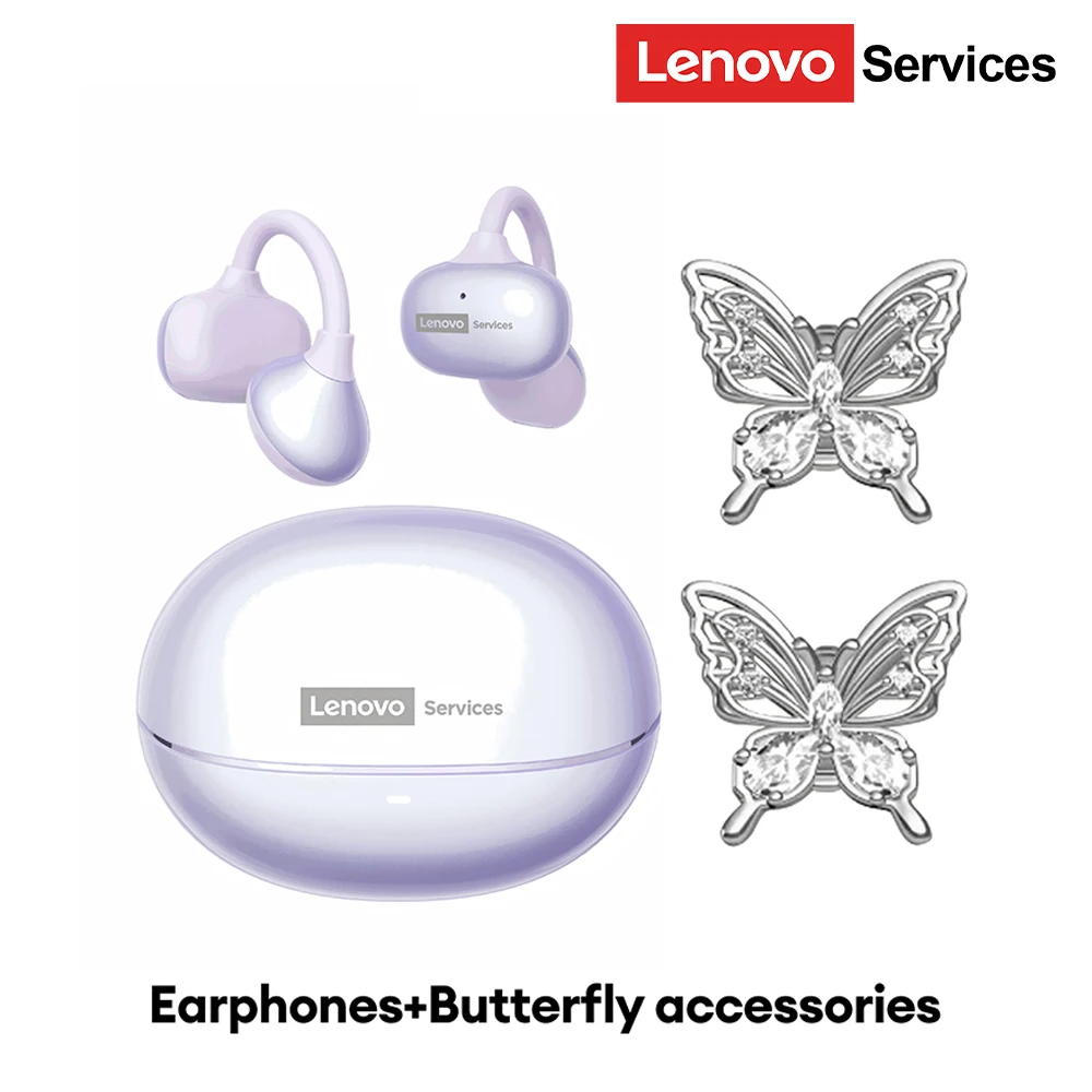Lenovo RS106 Clip-on Wireless Earrings Earphones Bluetooth 6.0