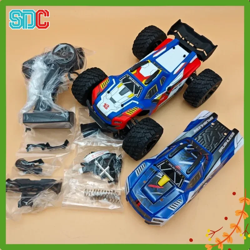 MJX 1/14 14212 Brushless Remote Control Cars RC Monster Truck Dual Bodies Alloy Chassis High Speed Off-Road Racing Car Gifts