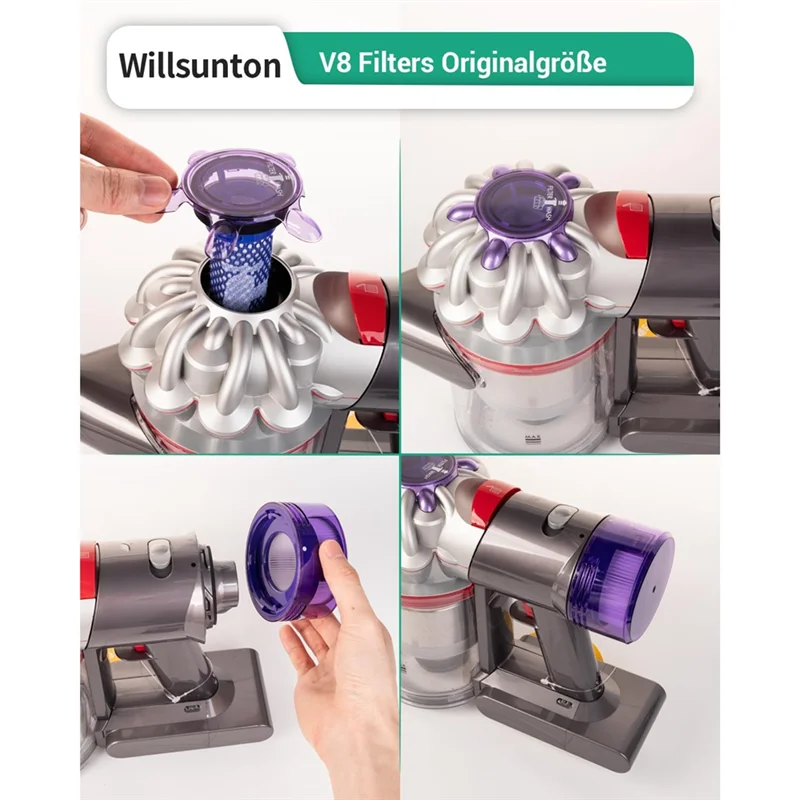 【Vendita calda!】Numero parte di ricambio filtro Hepa 965661-05, 967478-05 per aspirapolvere a batteria Dyson V7 V8 Animal Extra SV25