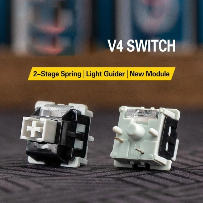 Gray Linear Switches Mechanical Keyboard Switches Easy Installation and Enhances Gaming for Mechanical Keyboards