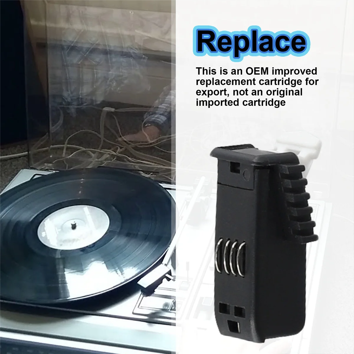 

ZIZI Replacement Stylus Needle for GP315 GP215 GP214 22AF200 AF887 LP Vinyl Record Player Phonograph