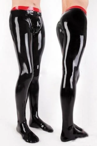 

Latex Rubber Gummi Fashion Black Cool Stylish Pants Pantyhose Fetish