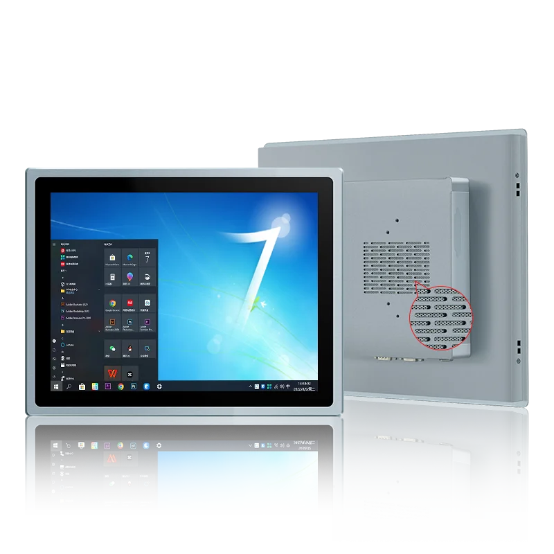 12.1 Inch Fanless I3 I5 10th Gen Industrial Touch Panel PC Embedded LCD Display All-in-One Resistive Industrial Computers