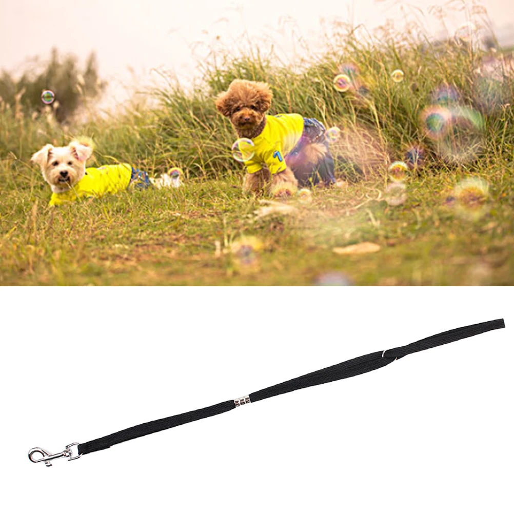 

Dog Pet Cat Animal Noose Loop Lock Clip Rope Grooming Adjustable Rope Dog Grooming Harness Leash 1.0cmx53cm (Black)